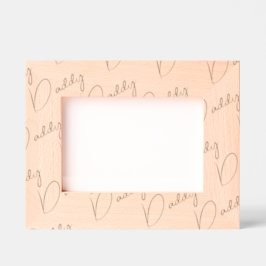Handwritten-Style Custom Daddy Wood Frame, 7x5,  Gegraveerde Lijstjes