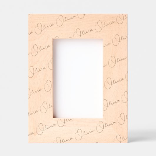 Handwritten-Style Personalized Wood Frame, 4x6,  Gegraveerde Lijstjes (Voorkant)