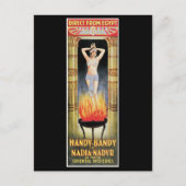 Handy Bandy & Nadia Nadyr  Magic Act Briefkaart (Voorkant)