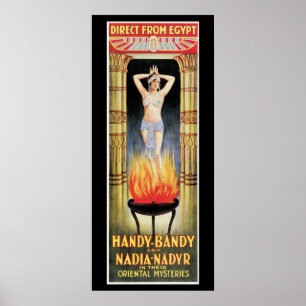 Handy Bandy & Nadia Nadyr  Magic Act Poster