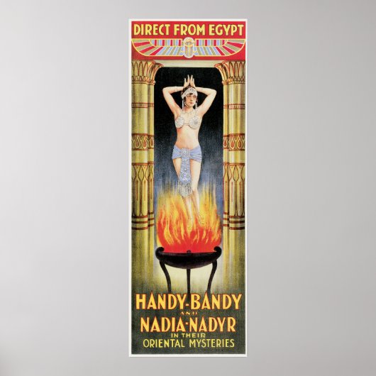 Handy Bandy & Nadia Nadyr  Magic Act Poster (Voorkant)