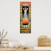 Handy Bandy & Nadia Nadyr  Magic Act Poster (Keuken)