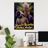 Handy Bandy the Hypnotist Vintage Poster (Thuiskantoor)