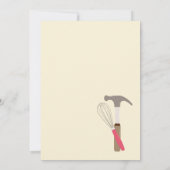 Handy Couple Shower-uitnodiging Kaart (Achterkant)