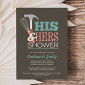 Handy Couple Shower-uitnodiging Kaart