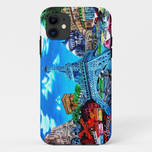 Handy Cover Hülle Paris I Phone 5, Tough Xtreme (Achterkant)
