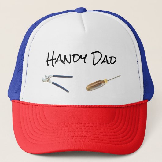 Handy Dad Vaderdag Pliers Scredriver Tools Trucker Pet (Voorkant)