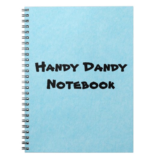 Handy Dandy-laptop Notitieboek (Voorkant)