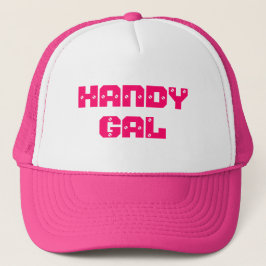 Handy Gal Pink Trucker Hat Pet