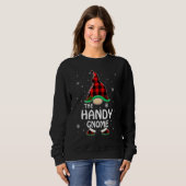 Handy Gnome Buffalo Pset Matching Family Christma Trui (Voorkant volledig)
