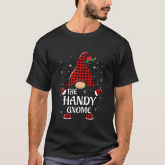 Handy Gnome Buffalo Pset Matching met kerstpajam T-shirt