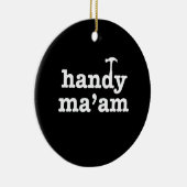 Handy Ma'am Tools Vrouw Woman Maintenance Worker Keramisch Ornament (Rechts)