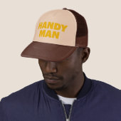 HANDY-MAN leukste slogan-vrachtwagenhoed Trucker Pet (In situ)
