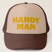 HANDY-MAN leukste slogan-vrachtwagenhoed Trucker Pet (Voorkant)