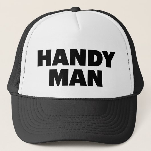 HANDY-MAN leukste slogan-vrachtwagenhoed Trucker Pet (Voorkant)