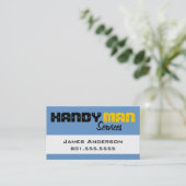 Handy Man Services Professional Visitekaartjes (Staand voorkant)