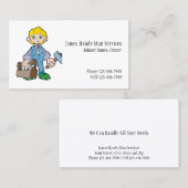 Handy Man Tool Box Contractor Business Card Visitekaartje (Voorkant / Achterkant)
