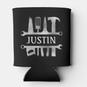 Handy Man Tools Monogram op maat Blikjeskoeler (Achterkant)