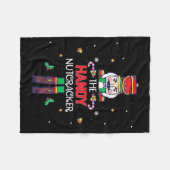 Handy Nutcracker Funny Christmas Family Matching O Fleece Deken (Voorkant (Horizontaal))