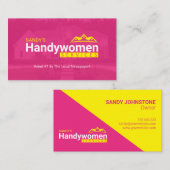 Handy Women Visitekaartjes - Home Business (Voorkant / Achterkant)