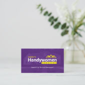 Handy Women Visitekaartjes - Home Business (Staand voorkant)