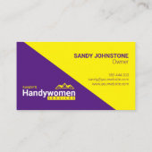 Handy Women Visitekaartjes - Home Business (Achterkant)