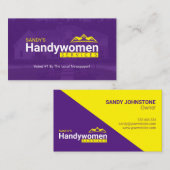 Handy Women Visitekaartjes - Home Business (Voorkant / Achterkant)