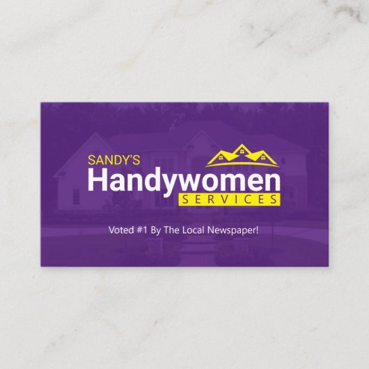 Handy Women Visitekaartjes - Home Business (Voorkant)