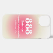 Handyhülle mit Angel Number 888  iPhone Hoesje (Achterkant horizontaal)