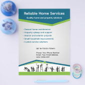 Handyman and home maintenance flyer (Enkel)