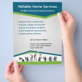 Handyman and home maintenance flyer (Hand)