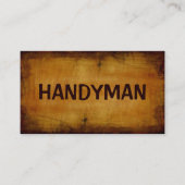 Handyman Antiek Visitekaartje (Voorkant)