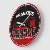 Handyman Auto Mechanic met aangepaste NAAM Garage Grote Klok (Hoek)