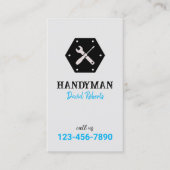 Handyman Auto Repair Service Minimalist Visitekaartje (Voorkant)