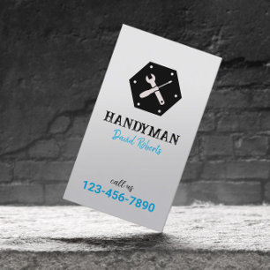 Handyman Auto Repair Service Minimalist Visitekaartje