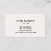 Handyman Auto Repair Service Schattigee 3D moersle Visitekaartje (Achterkant)