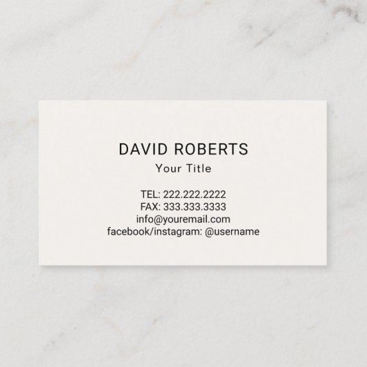 Handyman Auto Repair Service Schattigee 3D moersle Visitekaartje (Achterkant)