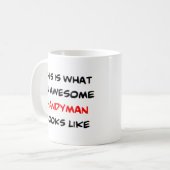 handyman, awesome koffiemok (Voorkant links)