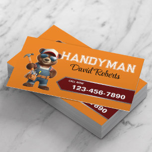 Handyman Beer Carpenter House Reparatie Onderhoud Visitekaartje
