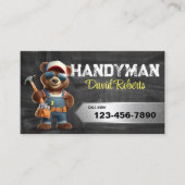 Handyman Beer Huis Reparatie & Onderhoud Service Visitekaartje (Voorkant)