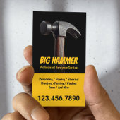 Handyman Big Hammer Repair Service Visitekaartje