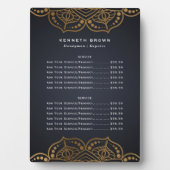 Handyman Black Gold-prijslijst Fotoplaat (voorkant)