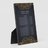 Handyman Black Gold-prijslijst Fotoplaat (Zijkant)