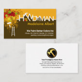Handyman Border Reparaties Peeling Paint Visitekaartje (Voorkant / Achterkant)