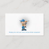 Handyman | Bouw | Contractant Visitekaartje (Achterkant)