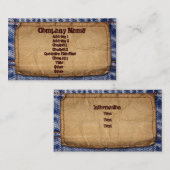 Handyman, bouw, onderhoudswerker visitekaartje (Voorkant / Achterkant)