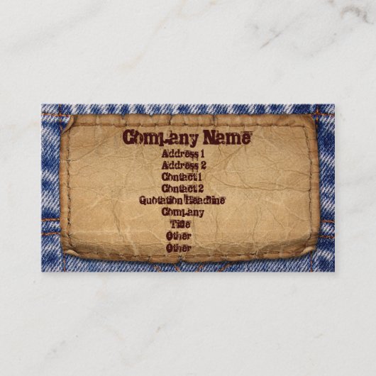 Handyman, bouw, onderhoudswerker visitekaartje (Voorkant)