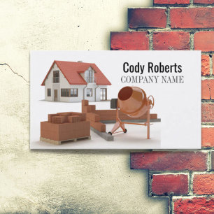 Handyman Bouwer Bricklayer Metselwerk Visitekaartje