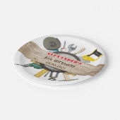 Handyman Boy Tools Birthday Party Paper Bord (Gekanteld)