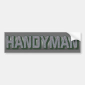 HANDYMAN Bumpersticker (Voorkant)